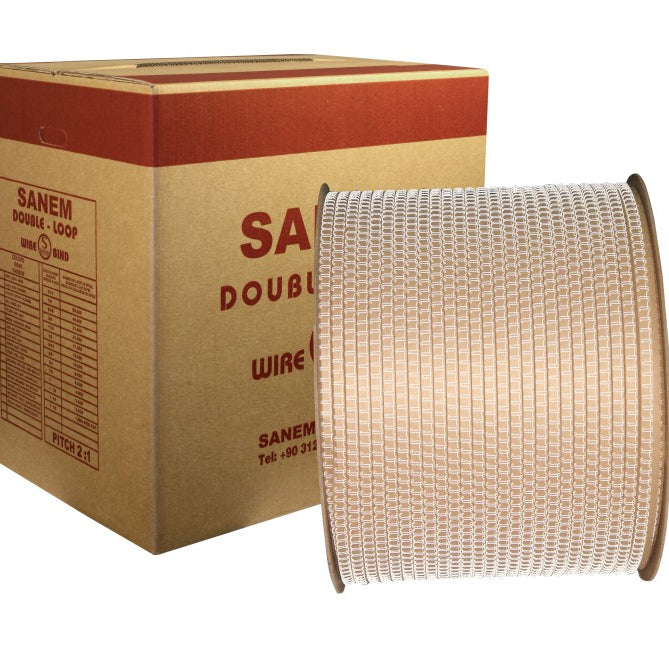 2:1 7/8 SİYAH SANEM TEL SPİRAL BOBİN 6000 LOOP (TAKVİM TELİ)