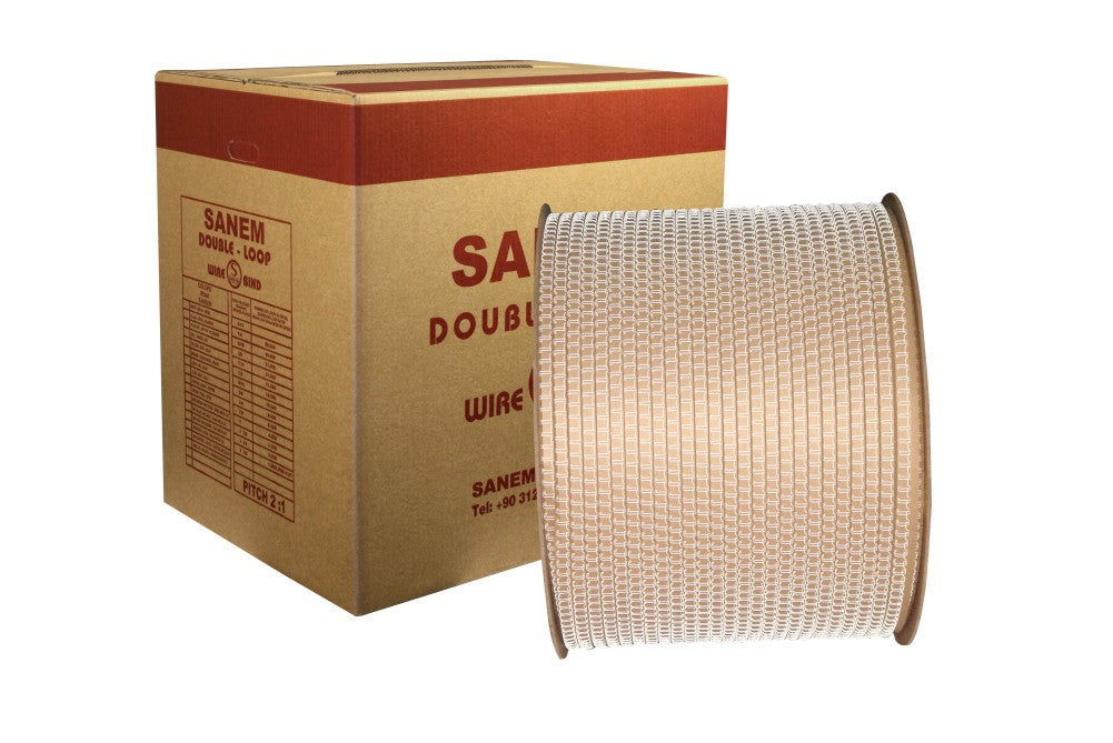 2:1 7/8 ŞEFFAF (Gümüş) SANEM TEL SPİRAL BOBİN 6000 LOOP (TAKVİM TELİ)